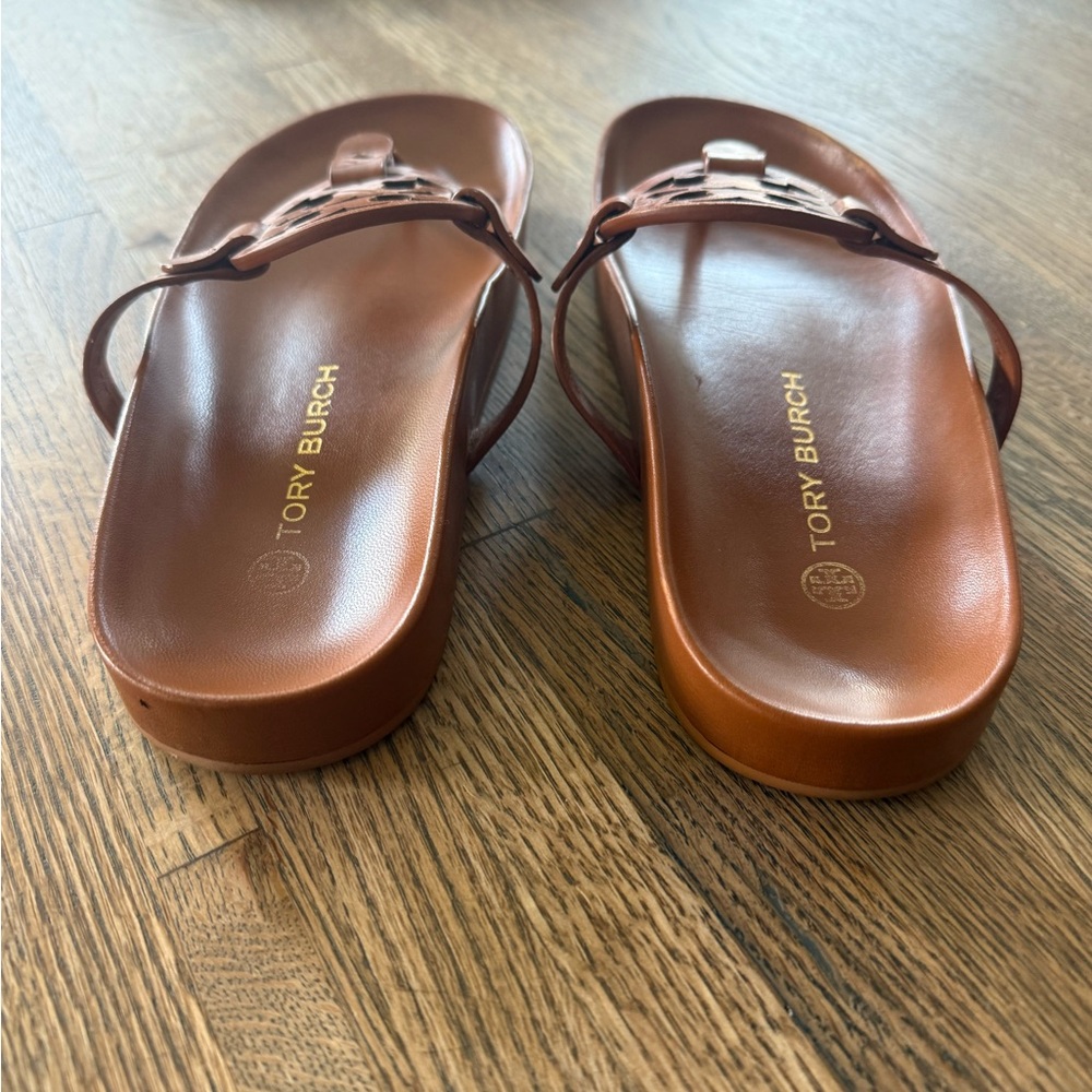 Tory Burch Bourbon Miele / Miller Cloud Women's Sandals Size 7 (MAKE OFFER) - Picture 5 of 7